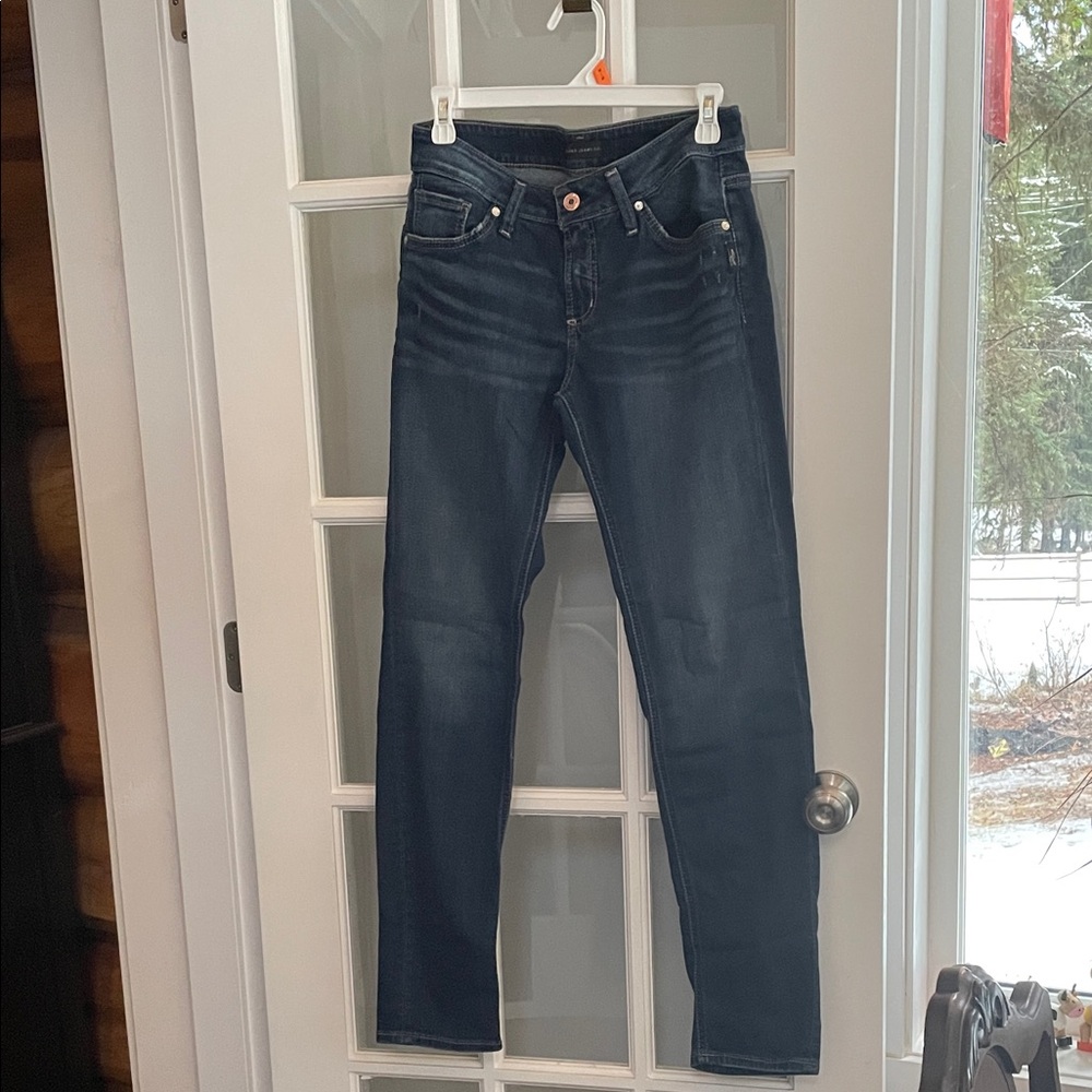 Silver Jeans Women's Deep Indigo Skinny Jeans